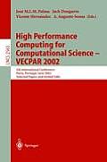 High Performance Computing for Computational Science - Vecpar 2002: 5th International Conference, Porto, Portugal, June 26-28, 2002. Selected Papers a