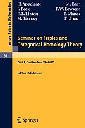 Seminar on Triples and Categorical Homology Theory: Eth 1966/67