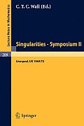 Proceedings of Liverpool Singularities - Symposium II. (University of Liverpool 1969/70)