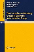 The Concordance-Homotopy Groups of Geometric Automorphism Groups