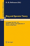 Tulane University Ring and Operator Theory Year, 1970-1971: Vol. 3: Lectures on the Applications of Sheaves to Ring Theory