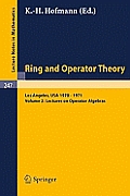 Tulane University Ring and Operator Theory Year, 1970-1971: Vol. 2: Lectures on Operator Algebras
