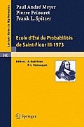 Ecole d'Ete de Probabilites de Saint-Flour III, 1973