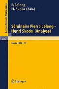 S?minaire Pierre Lelong - Henri Skoda (Analyse): Ann?e 1976-77