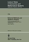 Extremal Methods and Systems Analysis: An International Symposium on the Occasion of Professor Abraham Charnes' Sixtieth Birthday Austin, Texas, Septe
