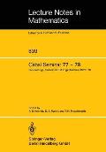 Cabal Seminar 77 - 79: Proceedings, Caltech-UCLA Logic Seminar 1977 - 79