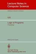 Logic of Programs: Workshop, Eth Z?rich, May-July 1979