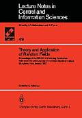 Theory and Application of Random Fields: Proceedings of the Ifip-Wg 7/1 Working Conference Held Under the Joint Auspices of the Indian Statistical Ins