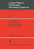 Control Theory for Distributed Parameter Systems and Applications