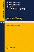 Number Theory: A Seminar Held at the Graduate School and University Center of the City University of New York 1983-84