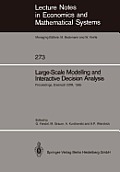 Large-Scale Modelling and Interactive Decision Analysis: Proceedings of a Workshop Sponsored by Iiasa (International Institute for Applied Systems Ana