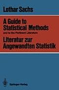 A Guide to Statistical Methods and to the Pertinent Literature / Literatur Zur Angewandten Statistik