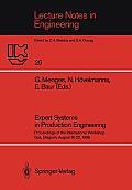 Expert Systems in Production Engineering: Proceedings of the International Workshop, Spa, Belgium, August 18-22, 1986