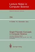 Graph-Theoretic Concepts in Computer Science: International Workshop Wg '87, Kloster Banz/Staffelstein, Frg, June 29 - July 1, 1987. Proceedings
