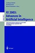 KI 2003: Advances in Artificial Intelligence: 26th Annual German Conference on Ai, KI 2003, Hamburg, Germany, September 15-18, 2003, Proceedings