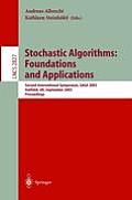Stochastic Algorithms: Foundations and Applications: Second International Symposium, Saga 2003, Hatfield, Uk, September 22-23, 2003, Proceedings