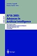 Ai*ia 2003: Advances in Artificial Intelligence: 8th Congress of the Italian Association for Artificial Intelligence, Pisa, Italy, September 23-26, 20
