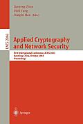 Applied Cryptography and Network Security: First International Conference, Acns 2003. Kunming, China, October 16-19, 2003, Proceedings