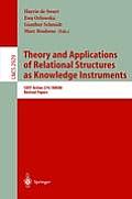 Theory and Applications of Relational Structures as Knowledge Instruments: Cost Action 274, Tarski, Revised Papers