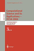 Computational Science and Its Applications - Iccsa 2004: International Conference, Assisi, Italy, May 14-17, 2004, Proceedings, Part III