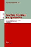 Rewriting Techniques and Applications: 15th International Conference, Rta 2004, Aachen, Germany, June 3-5, 2004, Proceedings