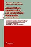 Approximation, Randomization and Combinatorial Optimization. Algorithms and Techniques: 7th International Workshop on Approximation Algorithms for Com