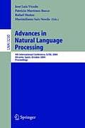 Advances in Natural Language Processing: 4th International Conference, Estal 2004, Alicante, Spain, October 20-22, 2004. Proceedings