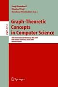 Graph-Theoretic Concepts in Computer Science: 30th International Workshop, Wg 2004, Bad Honnef, Germany, June 21-23, 2004, Revised Papers