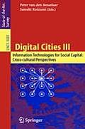 Digital Cities III. Information Technologies for Social Capital: Cross-Cultural Perspectives: Third International Digital Cities Workshop, Amsterdam,