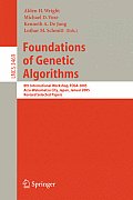 Foundations of Genetic Algorithms: 8th International Workshop, Foga 2005, Aizu-Wakamatsu City, Japan, January 5-9, 2005, Revised Selected Papers
