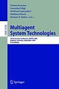 Multiagent System Technologies: Third German Conference, Mates 2005, Koblenz, Germany, September 11-13, 2005, Proceedings
