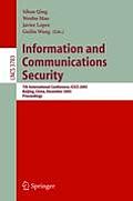 Information and Communications Security: 7th International Conference, Icics 2005, Beijing, China, December 10-13, 2005, Proceedings