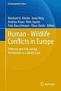 Human - Wildlife Conflicts in Europe: Fisheries and Fish-Eating Vertebrates as a Model Case