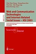 Web Communication Technologies and Internet-Related Social Issues - Hsi 2003: Second International Conference on Human Society@internet, Seoul, Korea,