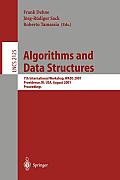 Algorithms and Data Structures: 7th International Workshop, Wads 2001 Providence, Ri, Usa, August 8-10, 2001 Proceedings