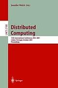 Distributed Computing: 15th International Conference, Disc 2001, Lisbon, Portugal, October 3-5, 2001. Proceedings
