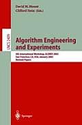 Algorithm Engineering and Experiments: 4th International Workshop, Alenex 2002, San Francicsco, Ca, Usa, January 4-5, 2002, Revised Papers
