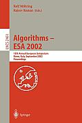 Algorithms - ESA 2002: 10th Annual European Symposium, Rome, Italy, September 17-21, 2002, Proceedings