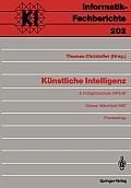 K?nstliche Intelligenz: 5. Fr?hjahrsschule, Kifs-87, G?nne, 28. M?rz - 5. April 1987 Proceedings