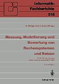 Messung, Modellierung Und Bewertung Von Rechensystemen Und Netzen: 5. Gi/Itg-Fachtagung Braunschweig, 26.-28. September 1989, Proceedings