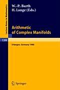 Arithmetic of Complex Manifolds: Proceedings of a Conference Held in Erlangen, Frg, May 27-31, 1988