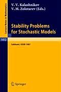 Stability Problems for Stochastic Models: Proceedings of the 11th International Seminar Held in Sukhumi (Abkhazian Autonomous Republic), Ussr, Sept. 2