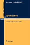 Optimization: Proceedings of the Fifth French-German Conference Held in Castel-Novel (Varetz), France, Oct. 3-8, 1988