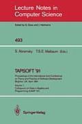 Tapsoft '91: Proceedings of the International Joint Conference on Theory and Practice of Software Development, Brighton, Uk, April 8-12, 1991: Volume