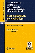 Microlocal Analysis and Applications