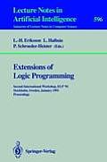 Extensions of Logic Programming: Second International Workshop, ELP '91, Stockholm, Sweden, January 27-29, 1991. Proceedings