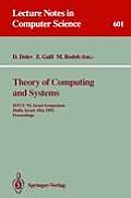Theory of Computing and Systems: Istcs '92, Israel Symposium, Haifa, Israel, May 27-28, 1992. Proceedings