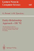 Entity-Relationship Approach - Er '92: 11th International Conference on the Entity-Relationship Approach, Karlsruhe, Germany, October 7-9, 1992. Proce