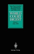 World Court Digest: Volume 1: 1986 - 1990