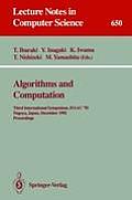 Algorithms and Computation: Third International Symposium, Isaac '92, Nagoya, Japan, December 16-18, 1992. Proceedings
